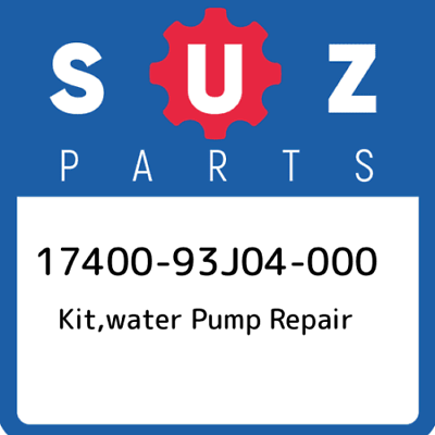 #ad 17400 93J04 000 Suzuki Kitwater pump repair 1740093J04000 New Genuine OEM Part $40.00