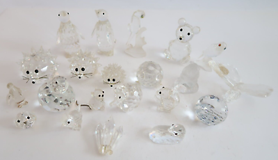 #ad Huge Swarovski Glass Crystal Collection Lot Animal Figurines 21 Total Read Desc. $879.95