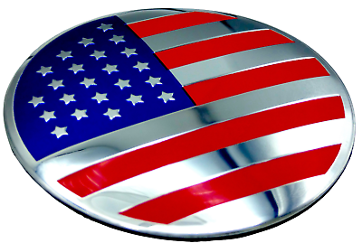 #ad 1x Aluminum Dome Shape American Flag Sticker Decal Emblem Badge Auto Car Truck $6.84