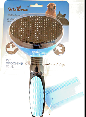 #ad Pet Nurse Self Cleaning Pet Grooming Tool For Cats and Dogs $13.00