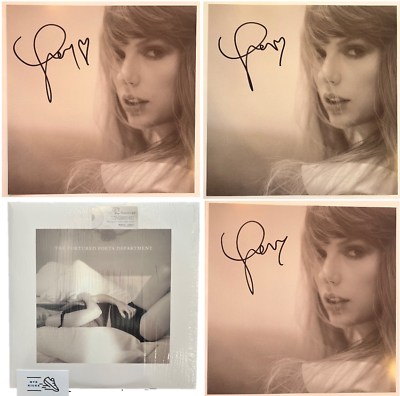 #ad ✨ Taylor Swift The Tortured Poets Department Vinyl LP Hand Signed Insert 🖋️ $319.99