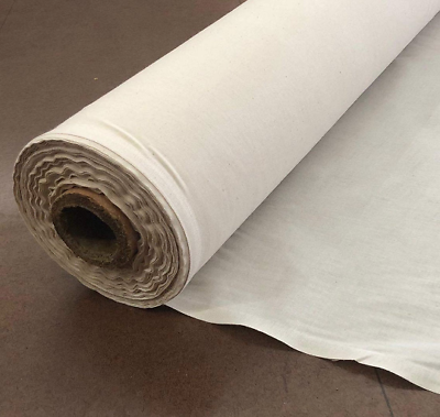 #ad Natural 100% Cotton Muslin Fabric Textile Unbleached Draping Fabric by the yard $3.75