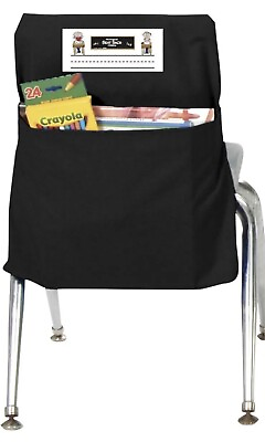 #ad Seat Sack Chair Pocket for Classroom Black 14” $10.00