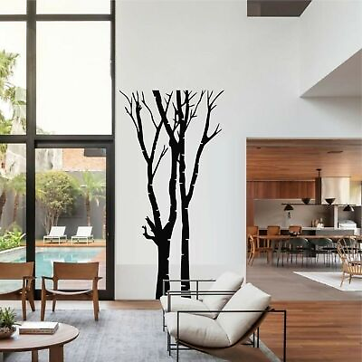 #ad Metal Wall Decor Double Tree Sign Metal Tree Wall Art Home Decoration $259.90