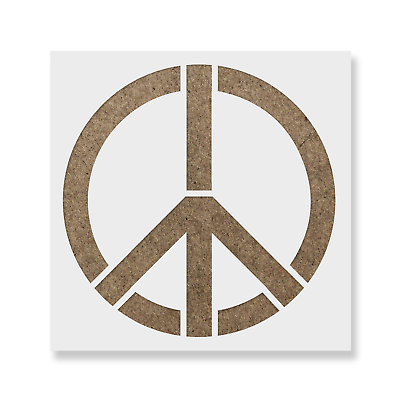 #ad Peace Sign Stencil Durable amp; Reusable Mylar Stencils $38.99