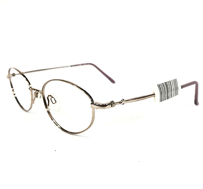#ad Elle Eyeglasses Frames EL18507 PK Gold Rose Round Full Wire Rim 52 18 135 $29.99