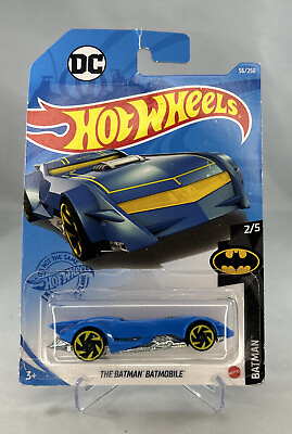 #ad NEW Hot Wheels The Batman Batmobile 2 5 Blue 56 250 DC 2020 NIB Sealed Car $3.99