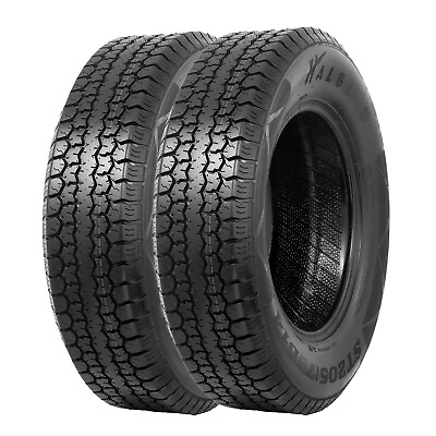 #ad Set 2 ST205 75D14 Trailer Tires 6Ply Heavy Duty 205 75 14 205 75 14 Replace Tire $117.99