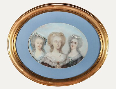 #ad Early 20th Century Pastel Marie Antoinette Elizabeth amp; Princess de Lamballe $383.07