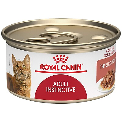 #ad Royal Canin Adult Instinctive Thin Slices in Gravy Canned Cat Food 3oz 24 Pack $28.99