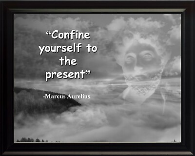 #ad Marcus Aurelius Confine yourself to Poster Print Picture or Framed Wall Art $208.99