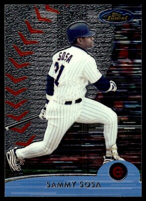 #ad 2000 Finest Sammy Sosa Chicago Cubs #200 $1.25