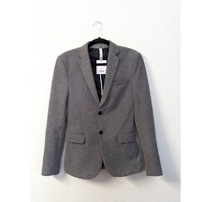 #ad Zara Man Blazer Gray 36 preppy Business casual classic fall sports coat work $50.00