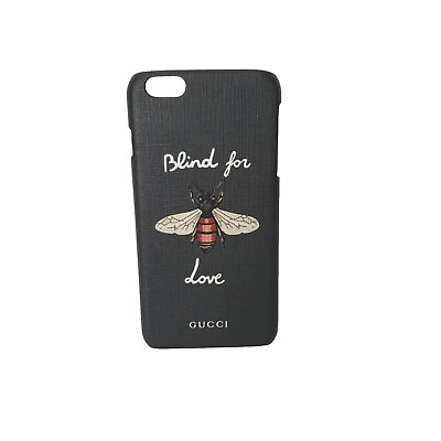 #ad Gucci IPhone 6 Plus Blind For Love Phone Case Black Bee Snap Hard New $50.00