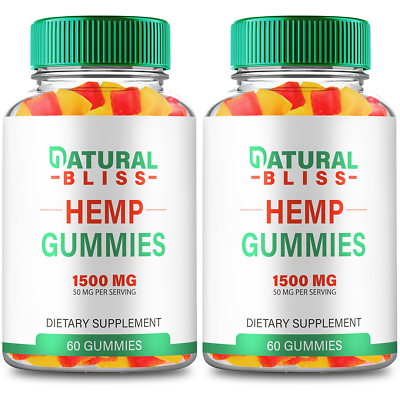 #ad Natural Bliss Gummies Official Formula 2 Pack $46.95