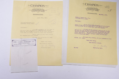 #ad 1928 Lamson Goodnow Champion Co Springfield OH SKETCH Embalming Ephemera P179E $19.95