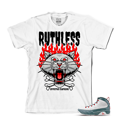 #ad Tee to match Jordan Retro 9 Fire Red. Ruthless Tee $24.00