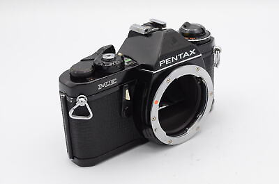 #ad Pentax ME 35mm Single Lens Reflex Film Camera Body Black Shutter speeds Off $39.99