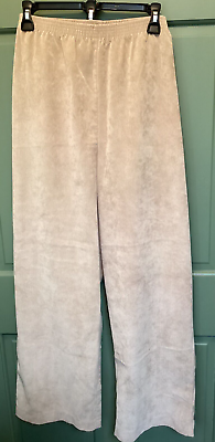 #ad Alfred Dunner Plus Size 22W Beige Stretch Elastic Waist Pull On Casual Pants $16.88