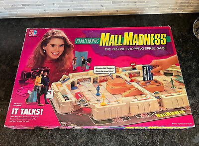 #ad 1989 Electronic MALL MADNESS The Talking Shopping Spree Game COMPLETE amp; WORKING $199.00