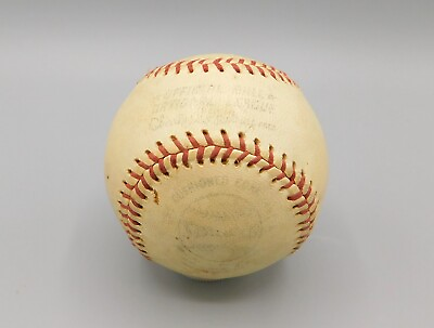 #ad Vintage SPALDING Official National League Baseball Charles Feeney $50.00