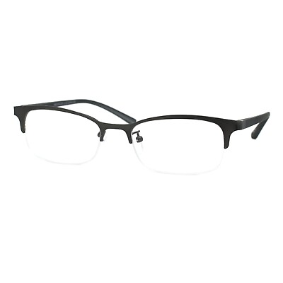 #ad Magnified Lens Reading Glasses Unisex Half Rim Rectangular Spring Hinge $10.95