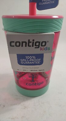 #ad Contigo Kids Spill Proof Tumbler with Straw 14 oz Sprinkles Woods $15.96
