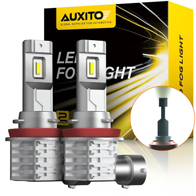 #ad AUXITO LED H11 Headlight Kit Bulb Low High Beam Fog Light 6500K 40W 8000LM $19.99