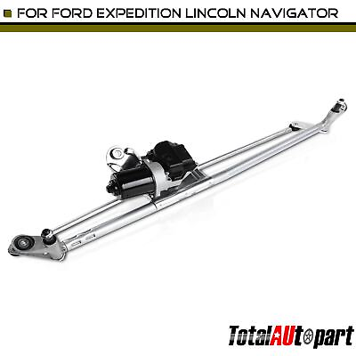 #ad Front Wiper Linkage amp; Motor Assembly for Ford Expedition Lincoln 09 14 w Motor $110.99