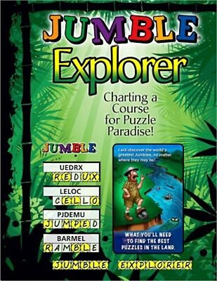 #ad Jumble Explorer: Charting a Course for Puzzle Paradise Paperback or Softback $7.03