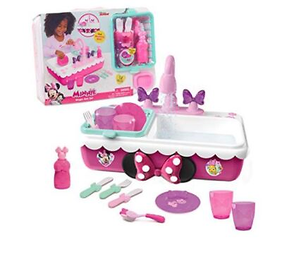 #ad Minnie#x27;s Happy Helpers Magic Sink Set Pretend Play Working Sink Kids Kitchen $29.99