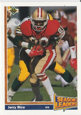 #ad Jerry Rice 1991 Upper Deck #402 San Francisco 49ers $1.50