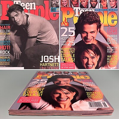 #ad Lot of 2 Teen People Magazines Vintage Pop Culture Fashion Style Music 2002 $49.95