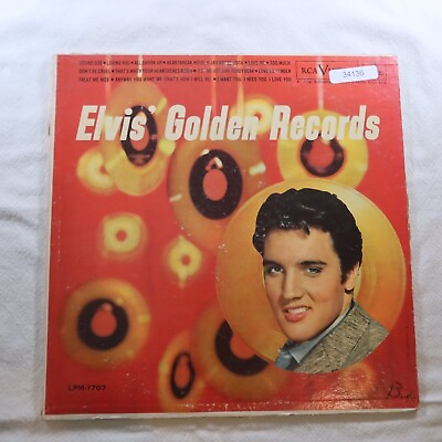 #ad Elvis Golden Records LP Vinyl Record Album $20.84