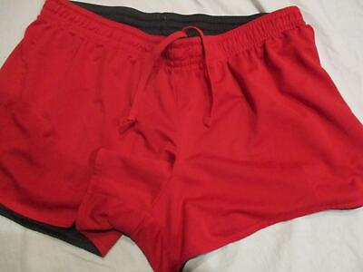 #ad Womens red champion in liner shorts $22.50