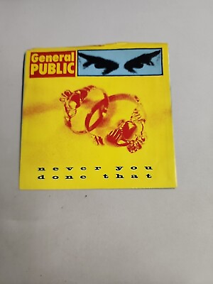 #ad General Public Never You Done That RECORD SLEEVE ONLY 45RPM 7” AA53 $15.99