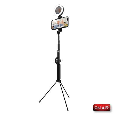 #ad Selfie Light Stick Pro – 5 in. Ring Light with 5.5 ft. Extendable Tripod $33.30
