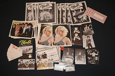 #ad 68 items 1979 Official Blondie Fan Club Pack Debbie Harry Vintage Collectors Lot $53.00