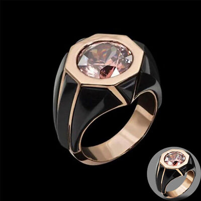 #ad Wedding Band Drop Silver Morganite Engagement Water Jewelry Luxury Gift Ring $8.06