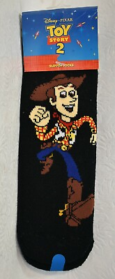 #ad Toy Story 2 Slipper Socks Toddler Vintage $18.99