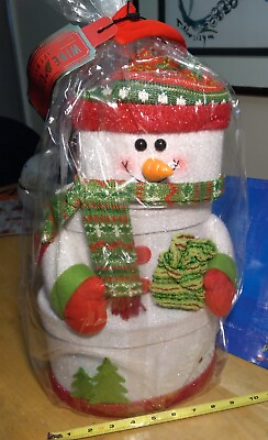 #ad Wine Country DIY Snowman Stackable Gift Basket Boxes $22.00