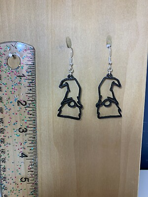 #ad Custom 3D Printed Gnome Earrings Free Shipping $12.99