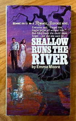 #ad Shallow Runs The River by Emma Moore NF vintage 1967 gothic suspense PBO $12.50