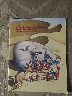 #ad Cricket Magazine For Children May 1993 Volume 20 Number 9 Literature Aliens $13.49
