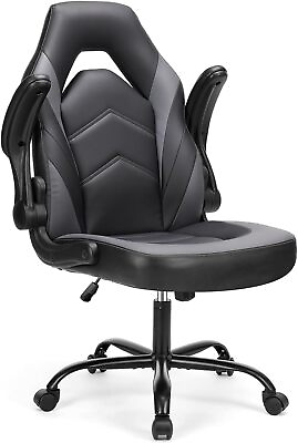 #ad Computer Gaming Desk Chair Ergonomic Office Executive Adjustable Swivel Task PU $69.34