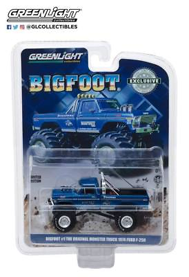 #ad Greenlight Bigfoot #1 The Original Monster Truck 1974 Ford F 250 Blue 29934 1 64 $39.99