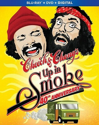 #ad Cheech amp; Chong#x27;s Up in Smoke 40th Anniversary New Blu ray With DVD Anniv $12.89