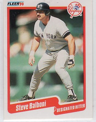 #ad 1990 Fleer Baseball New York Yankees Team Set $3.99