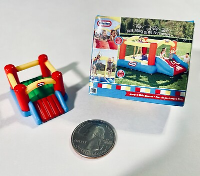 #ad NEW Jump #x27;N Slide BOUNCE HOUSE from Series 1 of Mini Little Tikes by MGA Bouncer $22.95