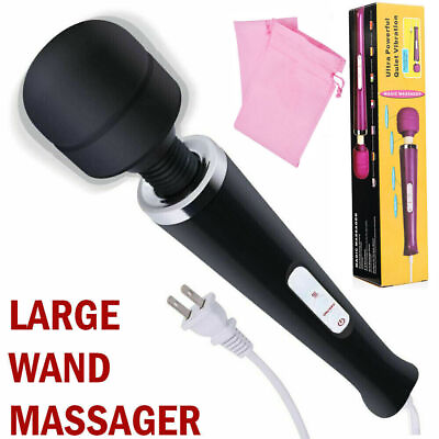 #ad Handheld Massager Wand Vibrating Massage Magic Full Body Therapy Motor 20 Speed $12.98